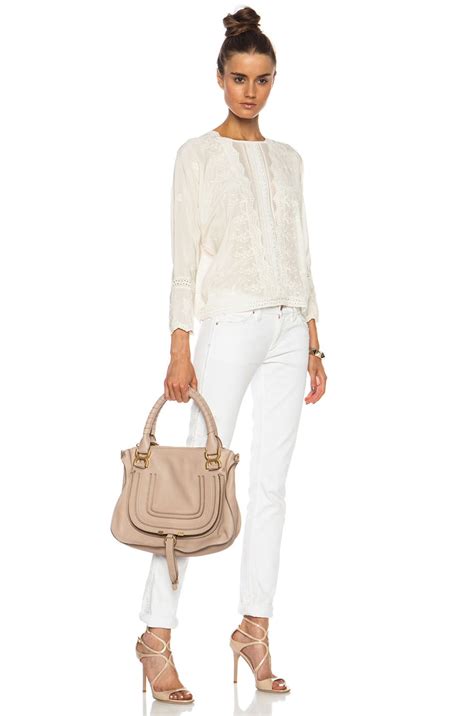 chloe marcie medium shoulder bag tan|chloe marcie small vs medium.